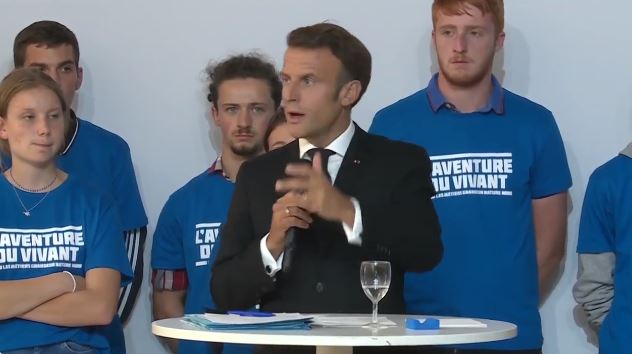 Macron roept op tot meer voedselnationalisme