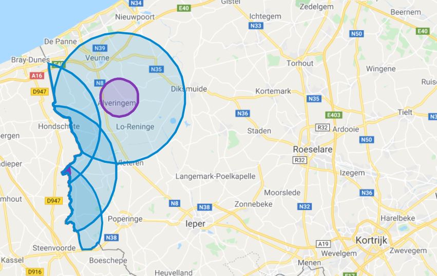 Nieuwe besmettingshaard in Noord-Frankrijk zorgt voor bijkomende zone in België