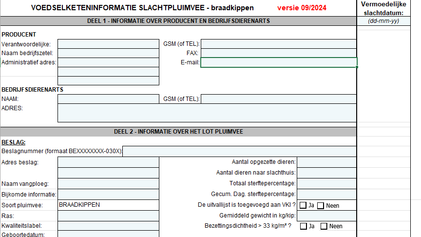 Vleeskippenhouders moeten vanaf 15 oktober rapporteren over dagelijkse sterfte