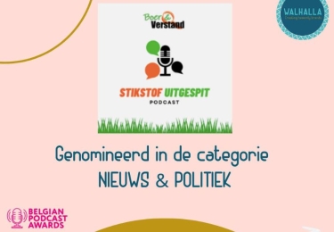 Landbouwpodcast "Stikstof Uitgespit" genomineerd voor Belgian Podcast Award