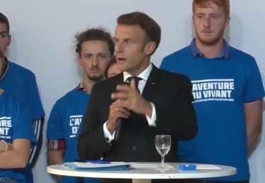 Macron roept op tot meer voedselnationalisme