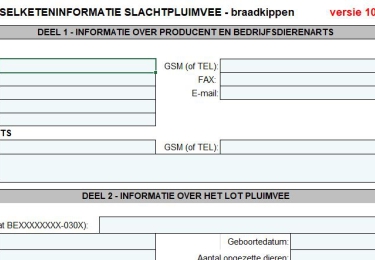 (+) Nieuw VKI-formulier voor braadkippen verplicht vanaf 1 oktober