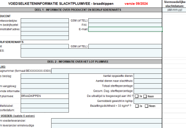 Nieuw VKI-formulier voor braadkippen verplicht vanaf 15 oktober