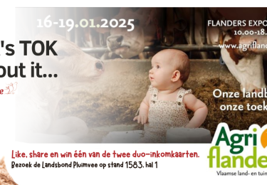 Win één van de twee duotickets voor Agriflanders 2025