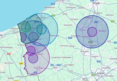 Zevende uitbraak vastgesteld in de zone Veurne-Alveringem